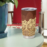 Niue Hiapo Motif Tumbler Cup Tapa Classic