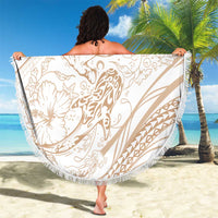 Sharks Couple Dreamy Polynesians Floral Sea Beach Blanket Hazel LT7 - Polynesian Pride