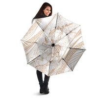 Sharks Couple Dreamy Polynesians Floral Sea Umbrella Hazel - Polynesian Pride