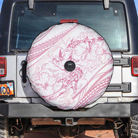Sharks Couple Dreamy Polynesians Floral Sea Spare Tire Cover Pink LT7 Pink - Polynesian Pride