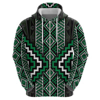 Jade Tukutuku Pattern Aotearoa Hoodie Niho Taniwha and Puhoro Motifs
