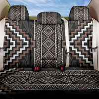 Classic Tukutuku Pattern Aotearoa Back Car Seat Cover Niho Taniwha and Puhoro Motifs