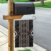 Classic Tukutuku Pattern Aotearoa Garden Flag Niho Taniwha and Puhoro Motifs