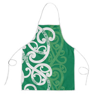 Pounamu Green Maori Apron Koru Kowhaiwhai - Polynesian Pride