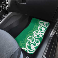 Pounamu Green Maori Car Mats Koru Kowhaiwhai - Polynesian Pride