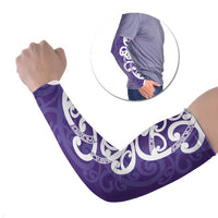 Violet Green Maori Arm Sleeves Koru Kowhaiwhai - Polynesian Pride