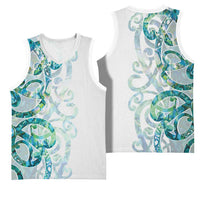 Paua Shell Maori Basketball Jersey Koru Kowhaiwhai - Polynesian Pride