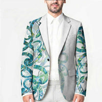 Paua Shell Maori Blazer Koru Kowhaiwhai - Polynesian Pride