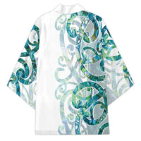 Paua Shell Maori Kimono Koru Kowhaiwhai - Polynesian Pride