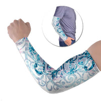 Turquoise Paua Shell Maori Arm Sleeves Koru Kowhaiwhai - Polynesian Pride