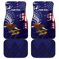 American Samoa Mix US Car Mats Flag Day Grunge Style