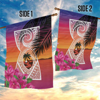 Guam Chamorro Garden Flag Artsy Latte Stone