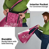 Personalised New Zealand Rugby Grocery Bag Aotearoa Champions - Pink Version