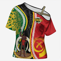 Ni-Vanuatu Indipendens Dei Celebretem Cross Shoulder Shirt Yumi Yumi Yumi