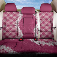 Hawaii Aloha Plumeria Lei Fuschia Palaka Back Car Seat Cover - Polynesian Pride