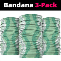 Hawaii Aloha Plumeria Lei Mint Palaka Neck Gaiter - Polynesian Pride