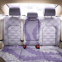 Hawaii Aloha Plumeria Lei Lavender Palaka Back Car Seat Cover - Polynesian Pride