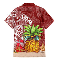 Mele Kalikimaka Hawaii Christmas Family Matching Mermaid Dress and Hawaiian Shirt Pineapple Party LT7 - Polynesian Pride