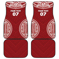 Personalized Mate Maa Tonga Rugby Car Mats Ofa Atu Tonga