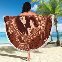 Hawaii Plumeria Beach Blanket Hau'oli la Makuahine Sunburned LT7 - Polynesian Pride