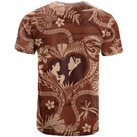 Hawaii Plumeria T Shirt Hau'oli la Makuahine Sunburned LT7 - Polynesian Pride