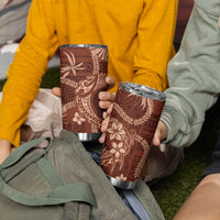 Hawaii Plumeria Tumbler Cup Hau'oli la Makuahine Sunburned