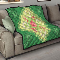 Hawaii Quilt Inspired Collection Aloha Flowers Quilt Plumeria - Ti Leaf Lei