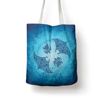 Hawaii Quilt Inspired Collection Aloha Sea Tote Bag Manta Ray and Turtles