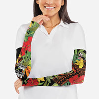 Mahalo Hawaii Ho'oponopono Pule Arm Sleeves Polynesian Pattern Cross