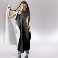 Hawaii Ka Pule a ka Haku Memorial Hooded Blanket Flower Lei Cross - Black LT7 - Polynesian Pride