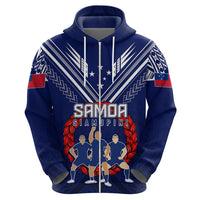 Personalised Samoa Rugby Hoodie World Cup 2023 Siamupini Siva Tau LT7 - Polynesian Pride