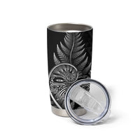 New Zealand Ta Moko Silver Fern Tumbler Cup Taniko Taniwha Motifs