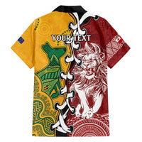 Mate Ma'a Tonga Vs Australia Rugby Personalized Family Matching Tank Maxi Dress and Hawaiian Shirt Special Mascots