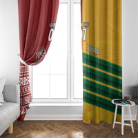 Australia - Tonga Rugby Custom Window Curtain Minimalist Dynamic