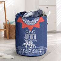 Queen Salote College 100 Years Anniversary Laundry Basket Tonga QSC Royal Blue - Polynesian Pride