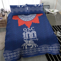 Queen Salote College 100 Years Anniversary Bedding Set Tonga QSC Royal Blue - Polynesian Pride