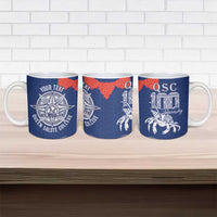 Queen Salote College 100 Years Anniversary Personalized Ceramic Mug Tonga QSC Royal Blue - Polynesian Pride
