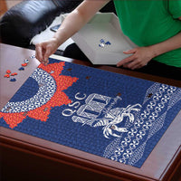 Queen Salote College 100 Years Anniversary Puzzle Tonga QSC Royal Blue - Polynesian Pride