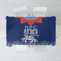 Queen Salote College 100 Years Anniversary Tablecloth Tonga QSC Royal Blue - Polynesian Pride