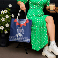 Queen Salote College 100 Years Anniversary Tote Bag Tonga QSC Royal Blue - Polynesian Pride