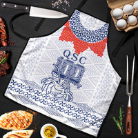 Queen Salote College 100 Years Anniversary Apron Tonga QSC White - Polynesian Pride