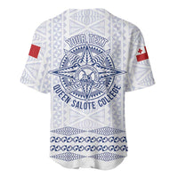 Queen Salote College 100 Years Anniversary Personalized Baseball Jersey Tonga QSC White - Polynesian Pride