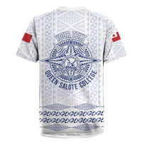 Queen Salote College 100 Years Anniversary Personalized Rugby Jersey Tonga QSC White - Polynesian Pride