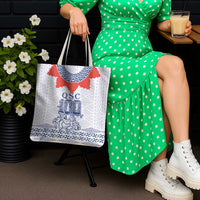 Queen Salote College 100 Years Anniversary Tote Bag Tonga QSC White - Polynesian Pride