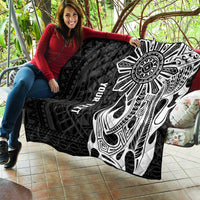 Personalised Philippines Quilt Tribal Sun LT7 - Polynesian Pride