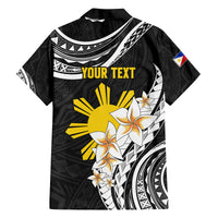 Personalised Philippines Tribal Family Matching Puletasi Dress and Hawaiian Shirt Mix Plumeria LT7 - Polynesian Pride