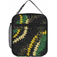 Hawaii Puakenikeni - Maile Lei Lunch Bag Obsidian Black