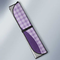 Polynesian Tribal Pattern Patchwork Picturesque Auto Sun Shade Deep Violet
