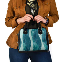 Polynesian Tribal Pattern Patchwork Picturesque Shoulder Handbag Oceanic