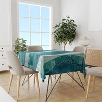 Polynesian Tribal Pattern Patchwork Picturesque Tablecloth Oceanic